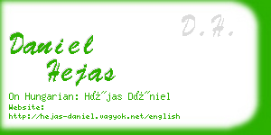 daniel hejas business card